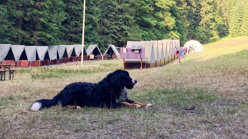El campamento | Foto: archivo personal de Michaela Záškolná El campamento | Foto: archivo personal de Michaela Záškolná