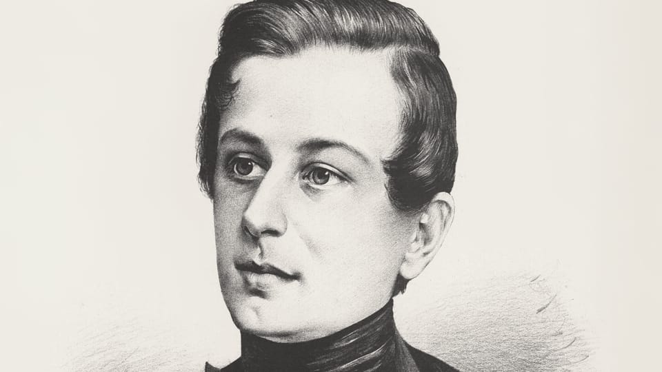 Josef Kajetán Tyl en el retrato de Jan Vilímek (1890-1891) | Foto: Wikimedia Commons/Národní knihovna ČR, public domain Josef Kajetán Tyl en el retrato de Jan Vilímek (1890-1891) | Foto: Wikimedia Commons/Národní knihovna ČR, public domain