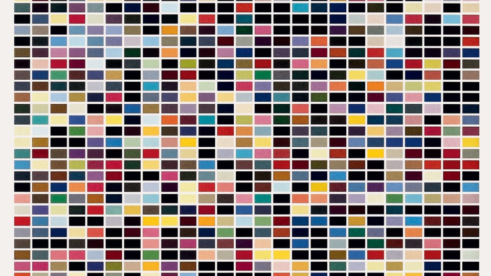 Gerhard Richeter: 1025 colores, foto: archivo de la Galería Nacional Gerhard Richeter: 1025 colores, foto: archivo de la Galería Nacional