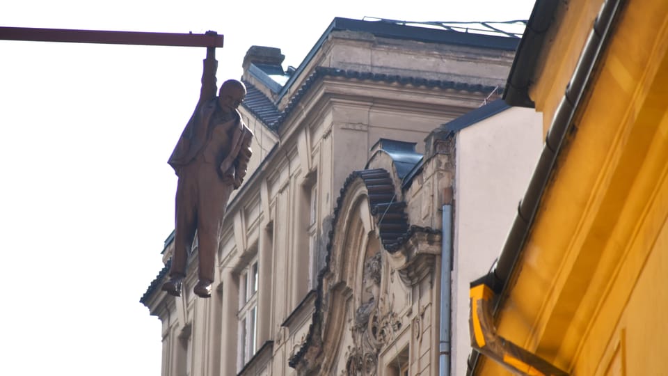 La estatua de Freud en calle Husova | Foto: Juan Pablo Bertazza, Radio Prague International La estatua de Freud en calle Husova | Foto: Juan Pablo Bertazza, Radio Prague International