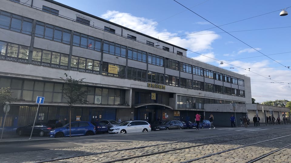 Edificio de Correos checo en la calle Nádražní de Brno | Foto: Ludmila Opltová, Český rozhlas Edificio de Correos checo en la calle Nádražní de Brno | Foto: Ludmila Opltová, Český rozhlas