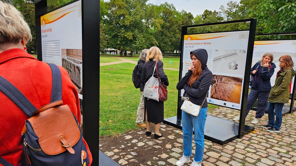 Una exhibición arqueológica revela los tesoros secretos de Vyšehrad | Foto: Klára Stejskalová, Radio Prague International Una exhibición arqueológica revela los tesoros secretos de Vyšehrad | Foto: Klára Stejskalová, Radio Prague International