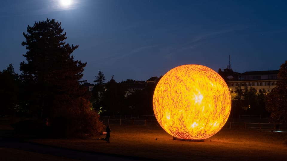 El modelo del Sol llamado Heliosfera | Foto: Pavel Gabzdyl, El Observatorio y Planetario de Brno El modelo del Sol llamado Heliosfera | Foto: Pavel Gabzdyl, El Observatorio y Planetario de Brno