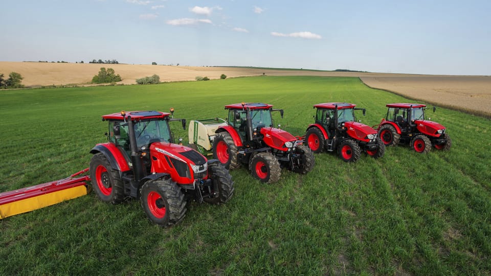 Tractores Zetor en acción,  foto: gentileza departamento de marketing y comunicación Zetor