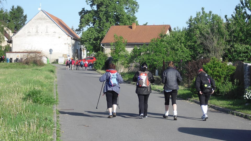 La caminata Praga-Prčice | Foto: Radek Ctibor, Český rozhlas La caminata Praga-Prčice | Foto: Radek Ctibor, Český rozhlas