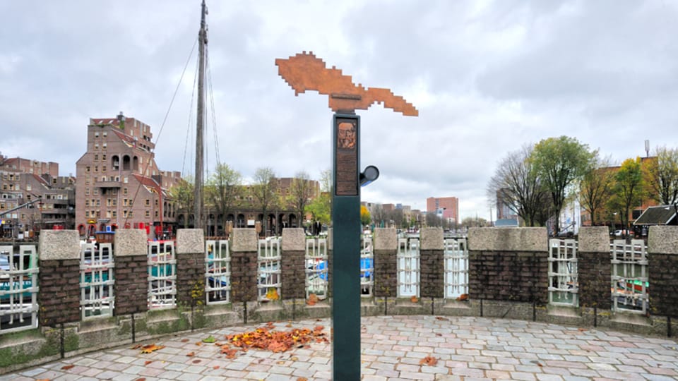 Monumento a Tomáš Garrigue Masaryk en Rotterdam, foto: Dagmar Hájková Monumento a Tomáš Garrigue Masaryk en Rotterdam, foto: Dagmar Hájková
