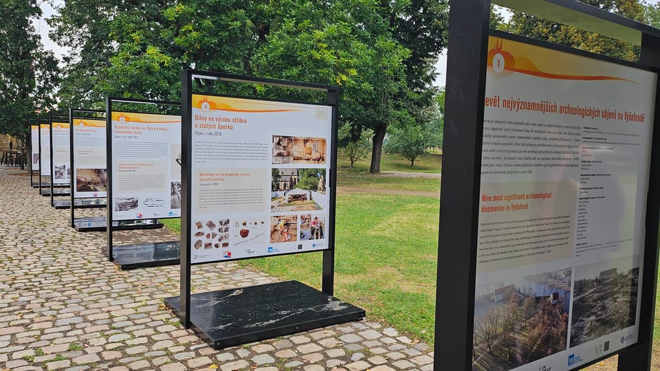 Una exhibición arqueológica revela los tesoros secretos de Vyšehrad | Foto: Klára Stejskalová, Radio Prague International Una exhibición arqueológica revela los tesoros secretos de Vyšehrad | Foto: Klára Stejskalová, Radio Prague International