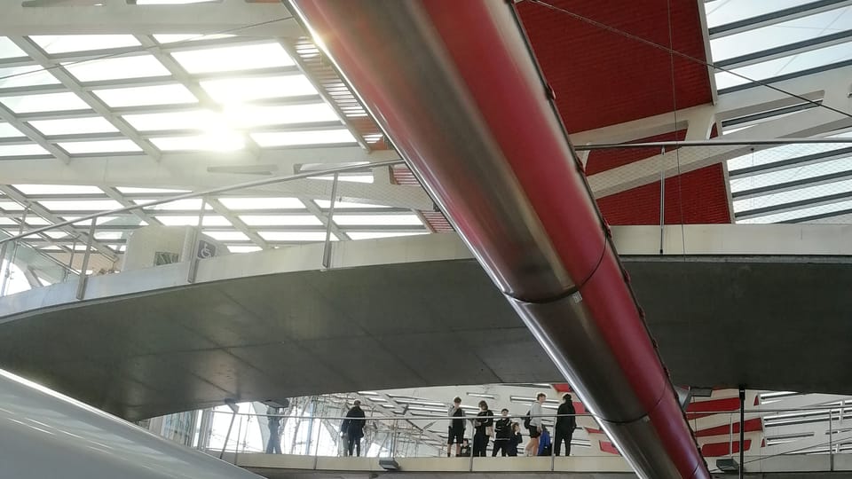 La estación Střížkov de la línea C del metro de Praga | Foto: Štěpánka Budková, Radio Prague International La estación Střížkov de la línea C del metro de Praga | Foto: Štěpánka Budková, Radio Prague International