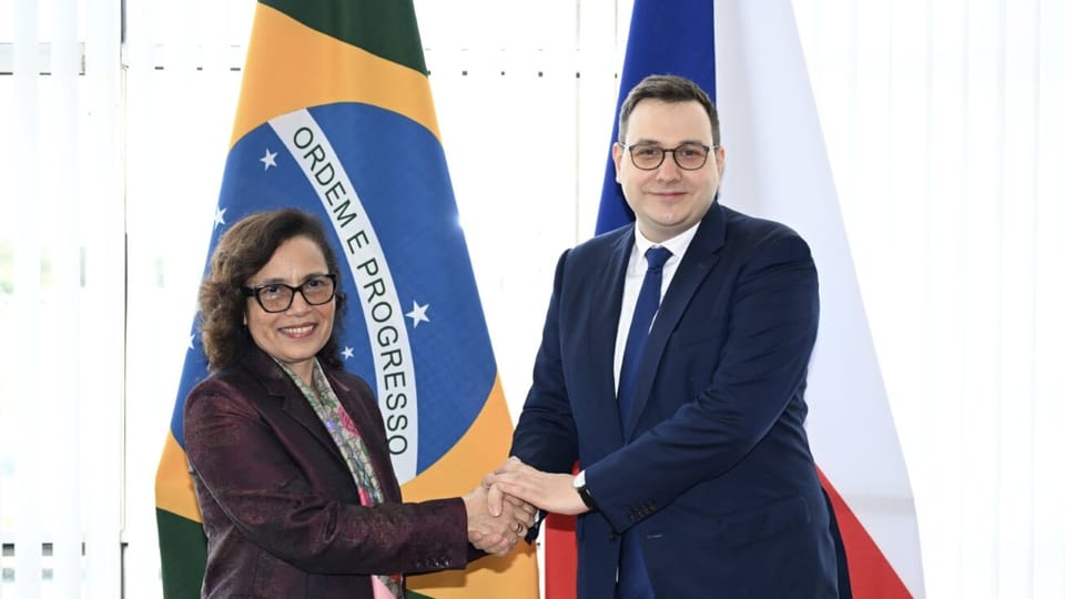 Jan Lipavský en Brasil | Foto: Ministerio de RR.EE. Checo Jan Lipavský en Brasil | Foto: Ministerio de RR.EE. Checo