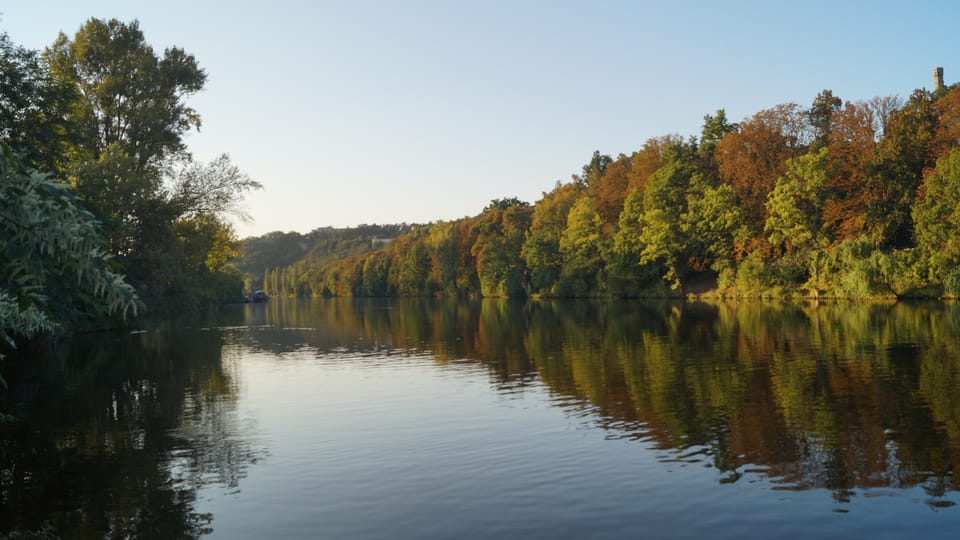 Praha Libeň, la confluencia de Vltava y Rokytka | Foto: Radio Prague International Praha Libeň, la confluencia de Vltava y Rokytka | Foto: Radio Prague International