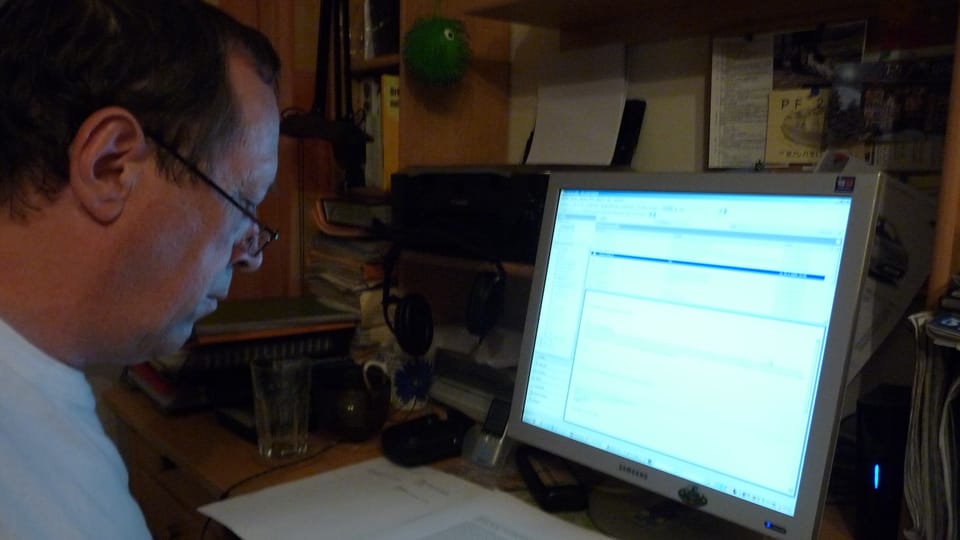 Un investigador de misterios en acción | Foto: archivo personal Un investigador de misterios en acción | Foto: archivo personal