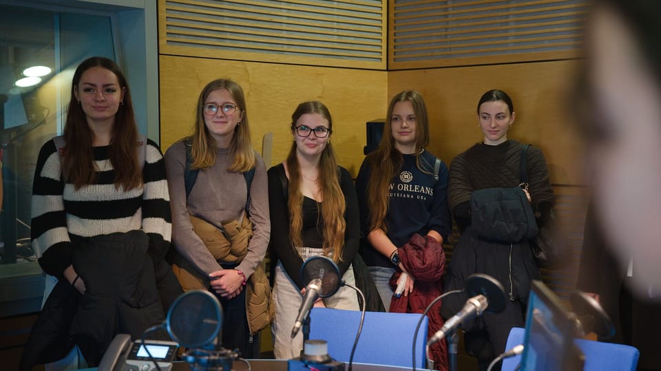Visita de los estudiantes | Foto: Barbora Navrátilová,  Radio Prague International