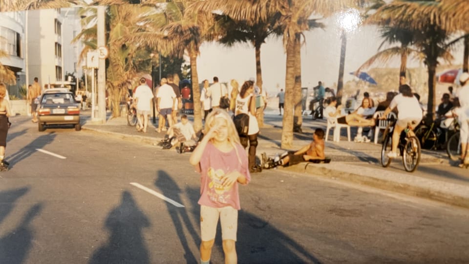 De nia,  disfrutando de la vida en Río de Janeiro | Foto: archivo personal de Petra Svobodová