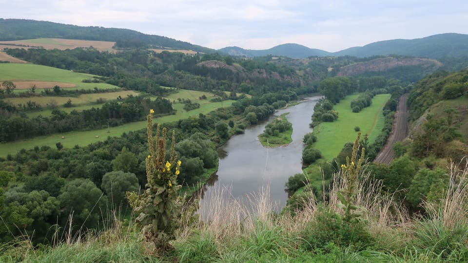 El río Berounka | Foto: Štěpánka Budková, Radio Prague International El río Berounka | Foto: Štěpánka Budková, Radio Prague International