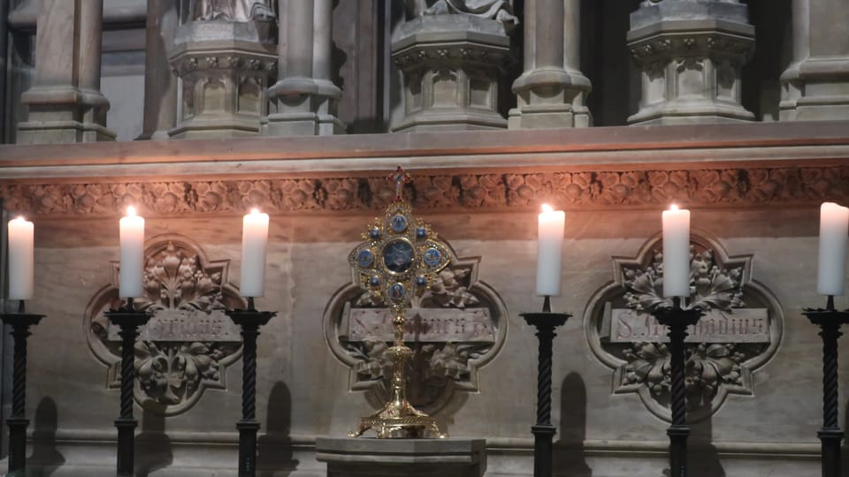 Se traslada el relicario del emperador Carlos I a la catedral de San Vito de Praga | Foto: Martina Schneibergová, Radio Prague International Se traslada el relicario del emperador Carlos I a la catedral de San Vito de Praga | Foto: Martina Schneibergová, Radio Prague International