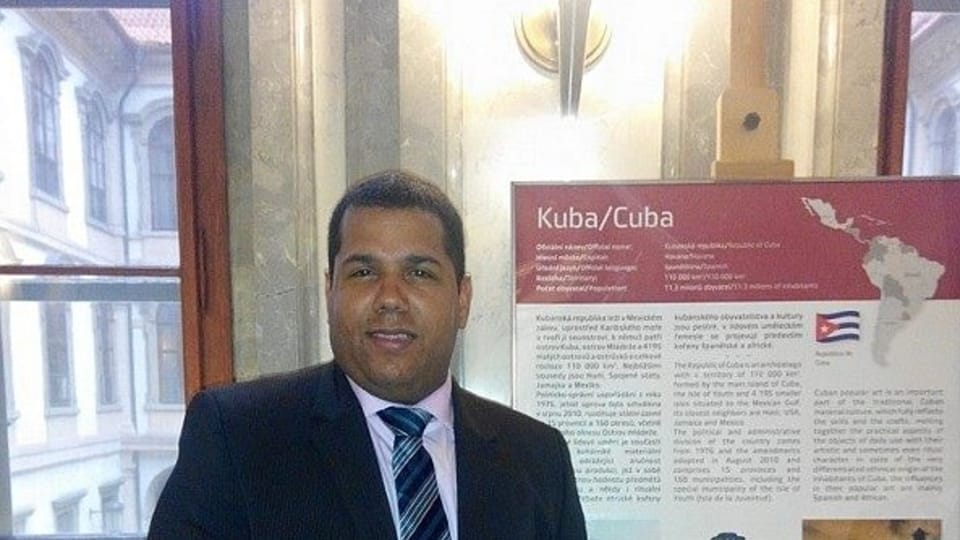 El Tercer Secretario de Cuba, Gustavo Ángel Suárez, foto: Dominika Bernáthová El Tercer Secretario de Cuba, Gustavo Ángel Suárez, foto: Dominika Bernáthová