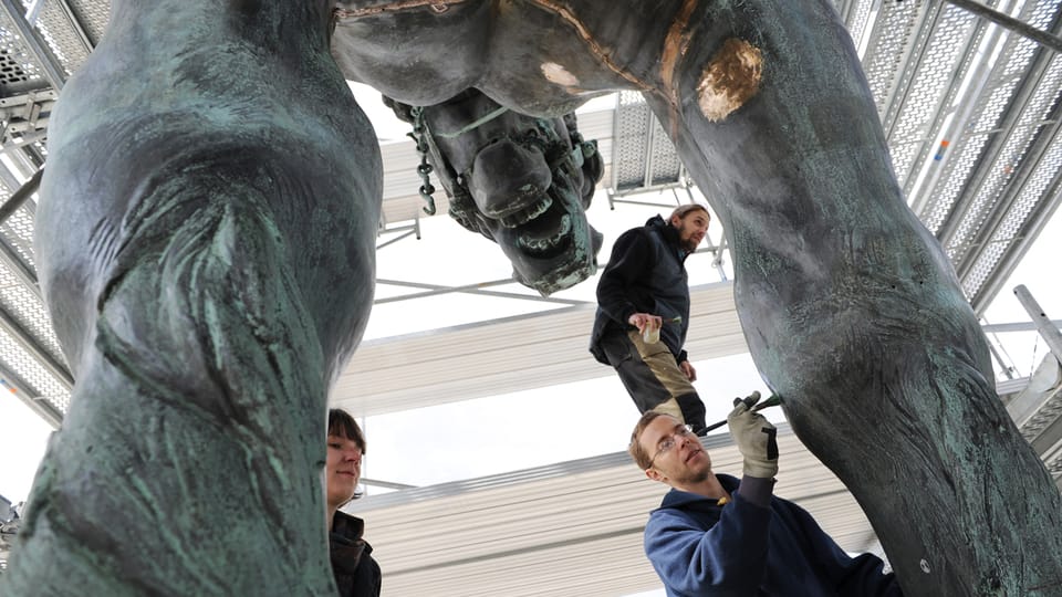 Reconstrucción de la estatua de Jan Žižka | Foto: Filip Jandourek, Český rozhlas Reconstrucción de la estatua de Jan Žižka | Foto: Filip Jandourek, Český rozhlas