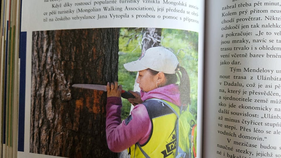 Foto repro: Marek Šálek,  'Turistická značka - 44 tisíc kilometrů tradice'/nastole