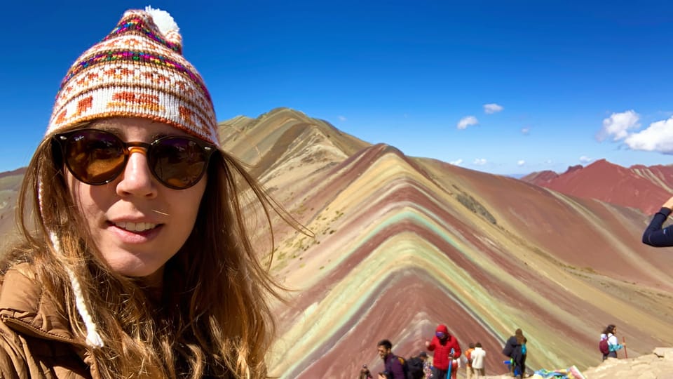 En Vinicunca,  la montaña de siete colores de Perú | Foto: archivo personal de Adéla Skřivánková
