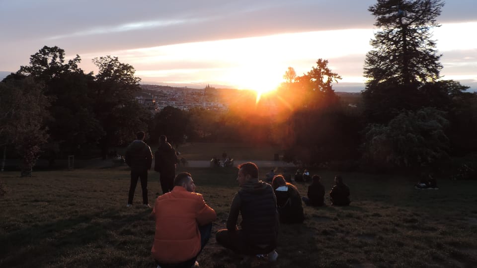Atardecer en Riegrovy Sady | Foto: Juan Pablo Bertazza,  Radio Prague International