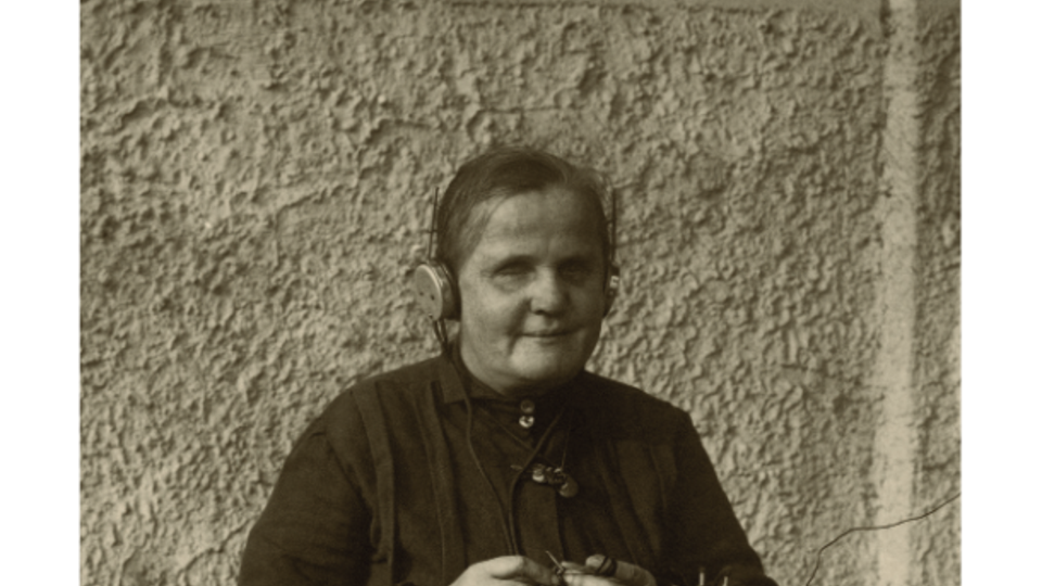 Oyente ciega Eliška Hořejší | Foto: APF Český rozhlas Oyente ciega Eliška Hořejší | Foto: APF Český rozhlas