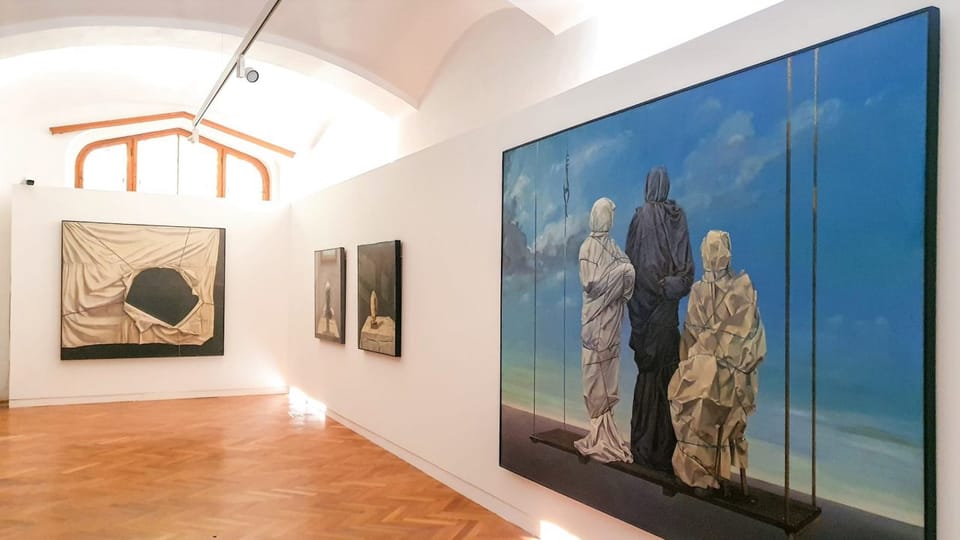 La exposición ‘Realismo fenomenal’ en la Galería de Bohemia del Sur de Aleš presenta la obra de Theodor Pištěk | Foto: Petr Kubát, Český rozhlas La exposición ‘Realismo fenomenal’ en la Galería de Bohemia del Sur de Aleš presenta la obra de Theodor Pištěk | Foto: Petr Kubát, Český rozhlas