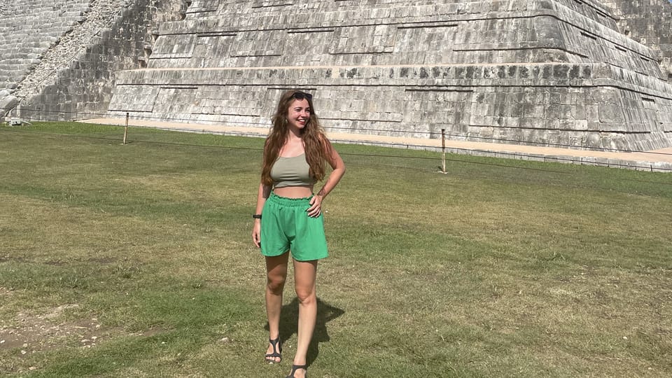 En Chichén Itzá | Foto: archivo personal de Lucie Novotná