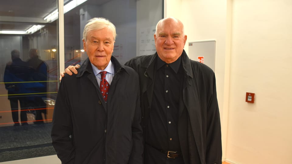 Los productores Bertil Ohlsson y Paul Zaentz | Foto: Juan Pablo Bertazza, Radio Prague International Los productores Bertil Ohlsson y Paul Zaentz | Foto: Juan Pablo Bertazza, Radio Prague International