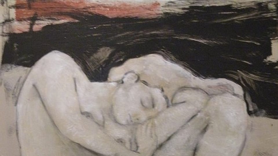 Pintura de Dina Atencio, foto: Carlos Ferrer Pintura de Dina Atencio, foto: Carlos Ferrer