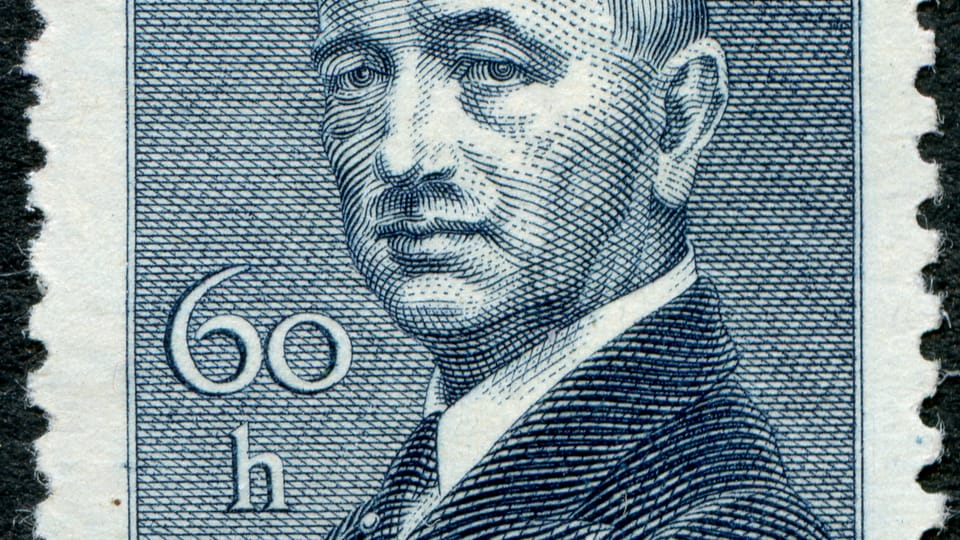 Edvard Beneš, photo: archive of Prague’s Postal Museum Edvard Beneš, photo: archive of Prague’s Postal Museum