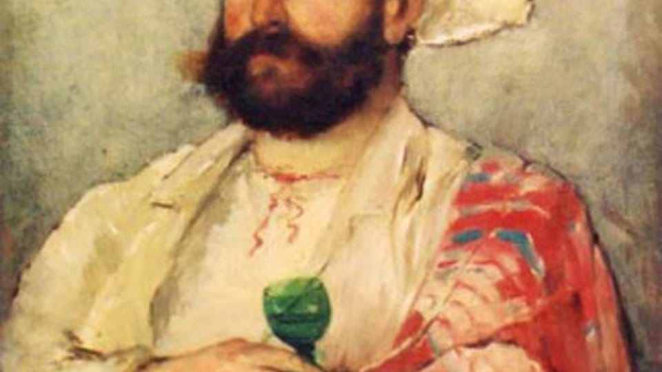 Alexandr Brandejs, el retrato de Vaclav Brozik Alexandr Brandejs, el retrato de Vaclav Brozik