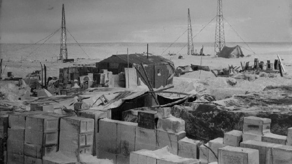 Campo Little America, foto: Richard E. Byrd Papers, #7802_2 / Byrdflight Campo Little America, foto: Richard E. Byrd Papers, #7802_2 / Byrdflight