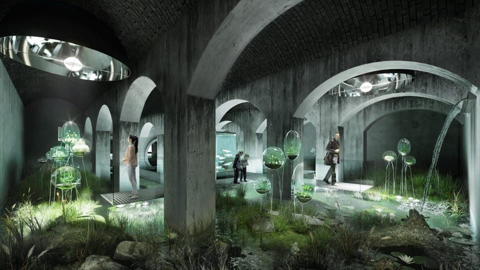 Visualización del proyecto Hydropolis | Fuente: CAMP Visualización del proyecto Hydropolis | Fuente: CAMP