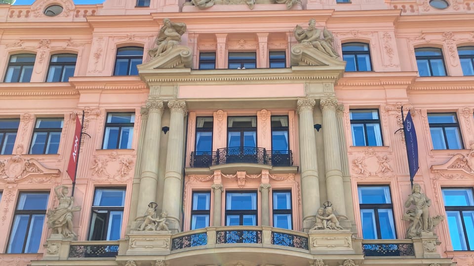 Edificio de Assicurazioni Generali en la Plaza Venceslao donde Kafka trabajaba | Foto: Martina Kutková, Radio Prague International Edificio de Assicurazioni Generali en la Plaza Venceslao donde Kafka trabajaba | Foto: Martina Kutková, Radio Prague International