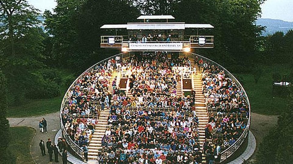 El auditorio giratorio de Český Krumlov, foto: Archivo oficial del región Český Krumlov El auditorio giratorio de Český Krumlov, foto: Archivo oficial del región Český Krumlov