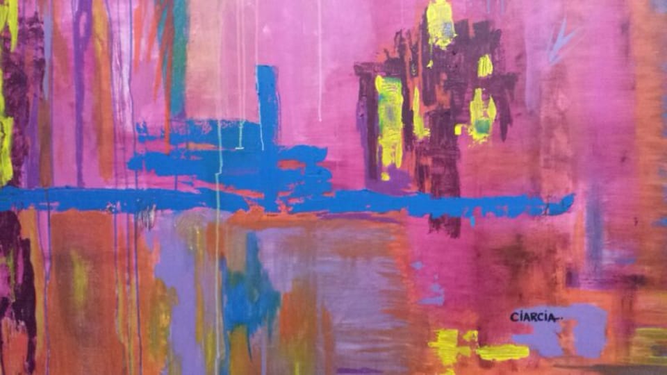 Pintura de Lucía Ciarcia, la foto cedida por Lucía Ciarcia Pintura de Lucía Ciarcia, la foto cedida por Lucía Ciarcia