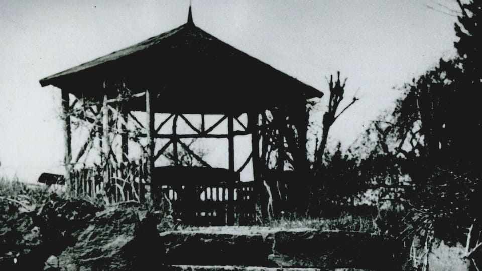 Cenador en el jardín de Villa Rusalka | Foto: Výstava 'Antonín Dvořák - Inspirace přírodou'/Národní muzeum