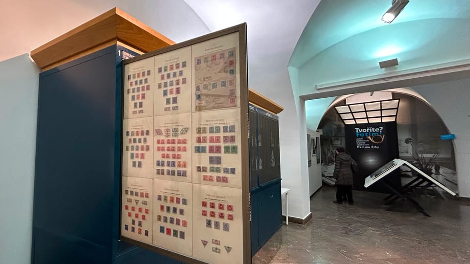 Colección de sellos postales en el Museo de correos | Foto: Juan Pablo Bertazza, Radio Prague International Colección de sellos postales en el Museo de correos | Foto: Juan Pablo Bertazza, Radio Prague International
