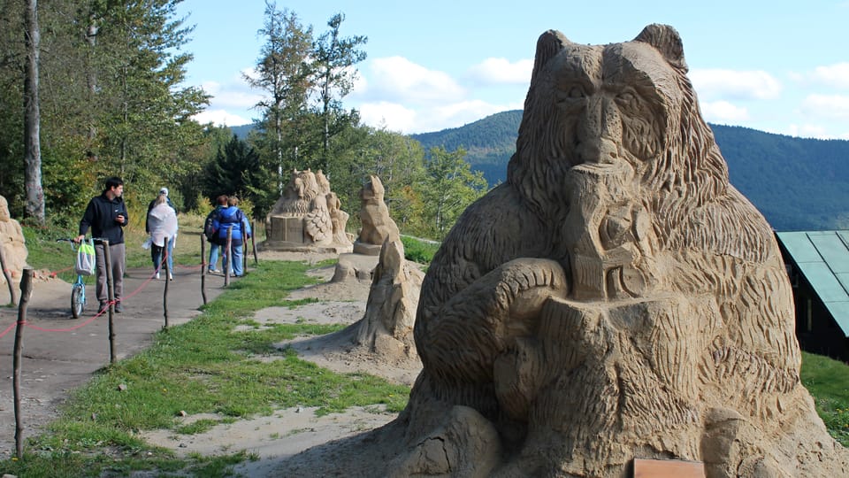 Esculturas de arena de Pustevny, foto: Ondřej Tomšů Esculturas de arena de Pustevny, foto: Ondřej Tomšů