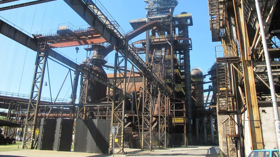Área industrial de la ferrería de Vítkovice después de la revitalización | Foto: Guillaume Narguet, Radio Prague International Área industrial de la ferrería de Vítkovice después de la revitalización | Foto: Guillaume Narguet, Radio Prague International