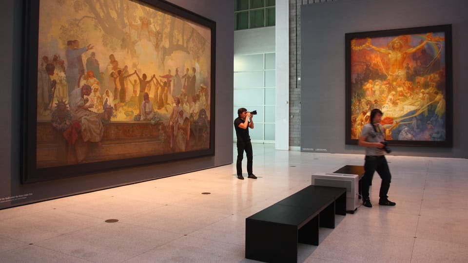 La obra a la que dedicaría 20 años de su vida Alfons Mucha, foto: Archivo de ČRo 7 La obra a la que dedicaría 20 años de su vida Alfons Mucha, foto: Archivo de ČRo 7
