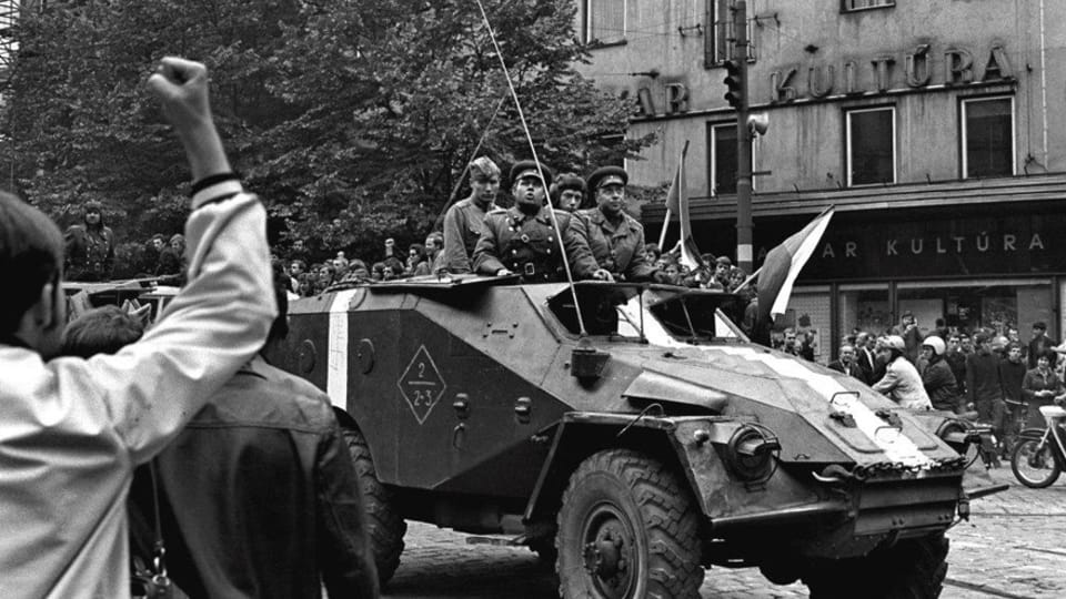 Foto: Josef Hník, de la exhibición 'Invasión Soviética-Agosto de 1968' Foto: Josef Hník, de la exhibición 'Invasión Soviética-Agosto de 1968'