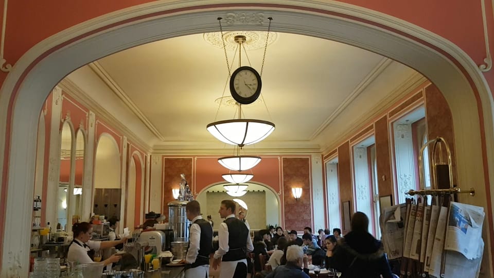 Café Louvre, foto: Ondřej Tomšů Café Louvre, foto: Ondřej Tomšů