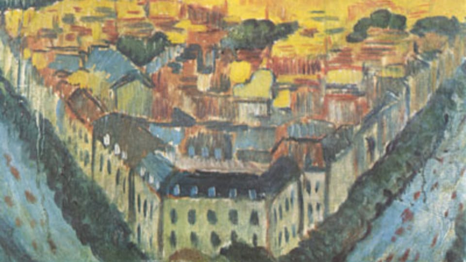 Cuadro 'Montmartre' de Otakar Kubín
