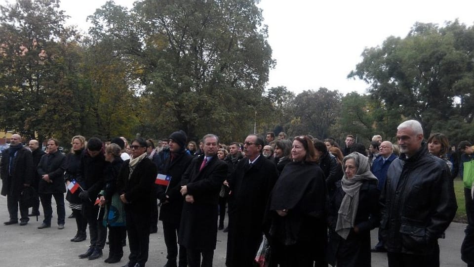 El acto de homenaje a Bernardo O´Higgins,  foto: Dominika Bernáthová