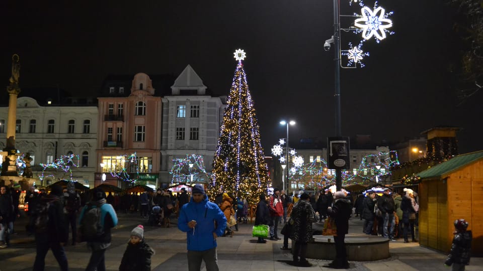 El árbol de Navidad en Ostrava, foto: František Tichý El árbol de Navidad en Ostrava, foto: František Tichý