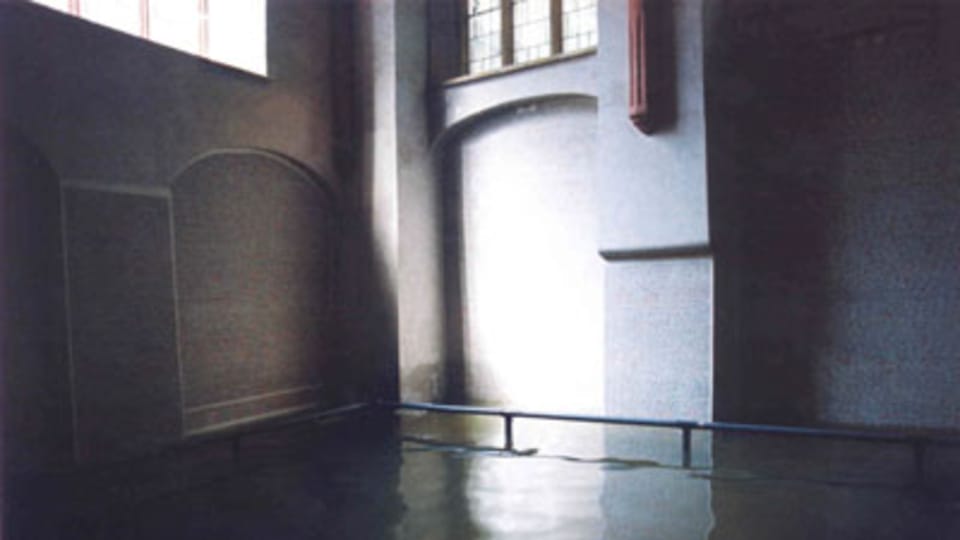 Sinagoga de Pinkas,  inundaciones de 2002