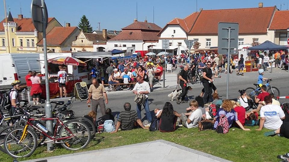La caminata Praga-Prčice | Foto: Magdalena Kašubová, Český rozhlas La caminata Praga-Prčice | Foto: Magdalena Kašubová, Český rozhlas