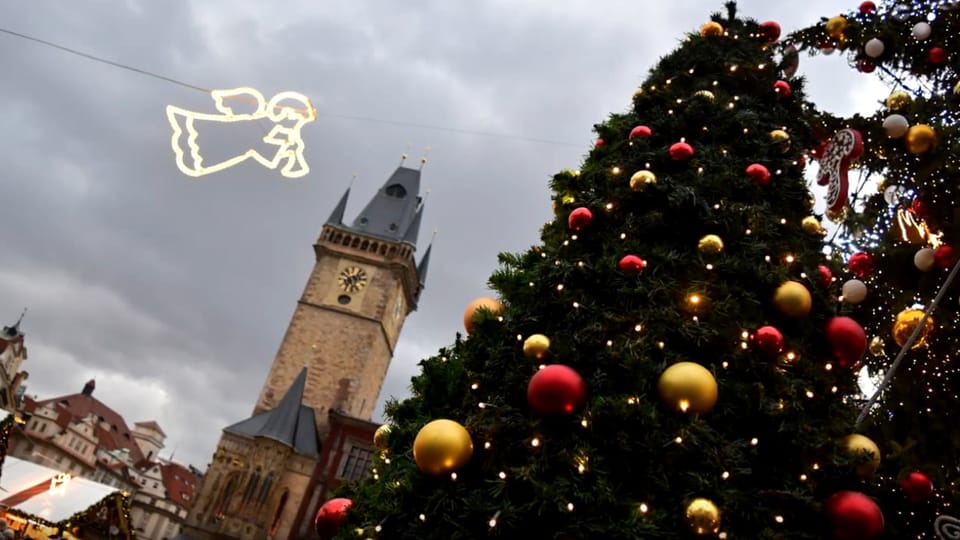 El árbol de Navidad en Praga,  foto: Ondřej Tomšů