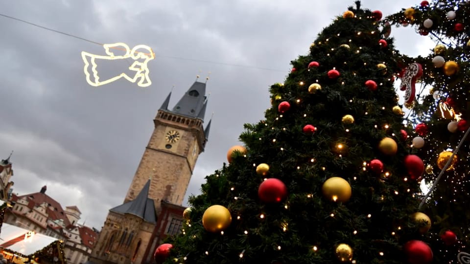 El árbol de Navidad en Praga | Foto: Ondřej Tomšů, Radio Prague International El árbol de Navidad en Praga | Foto: Ondřej Tomšů, Radio Prague International